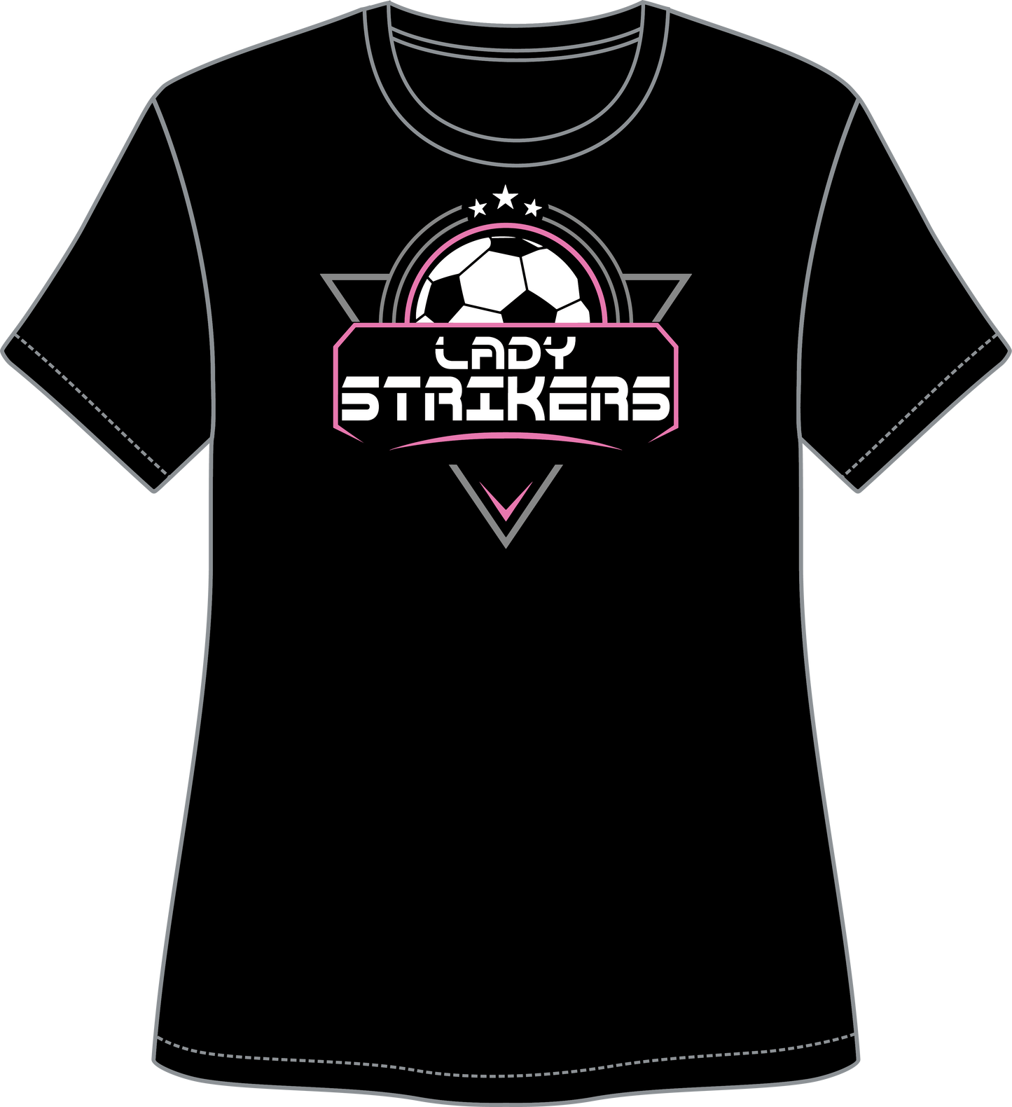 Strikers/Lady Strikers Short Sleeve Ladies Cut
